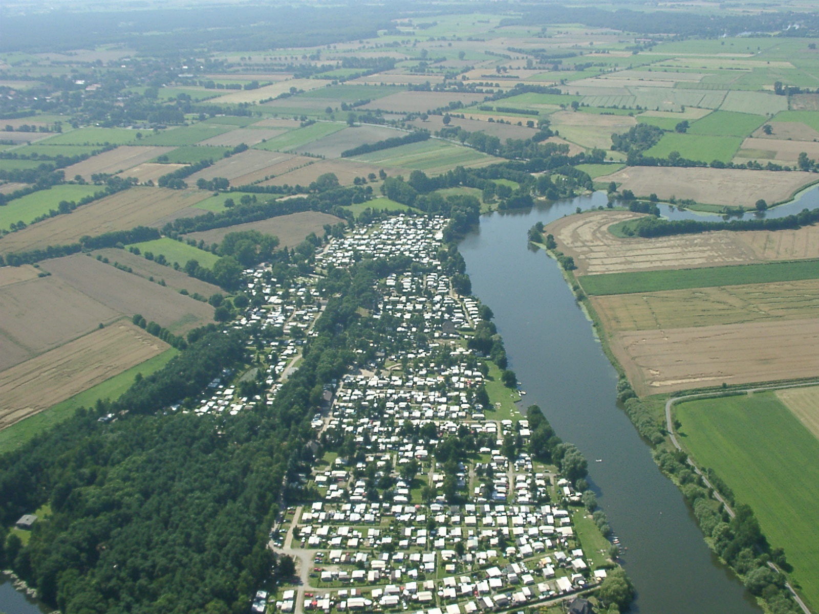 Luftbild Campingplatz